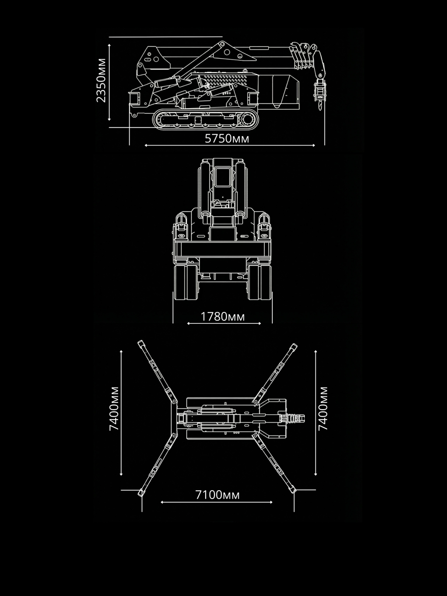 Габаритные размеры KMGU KC 10