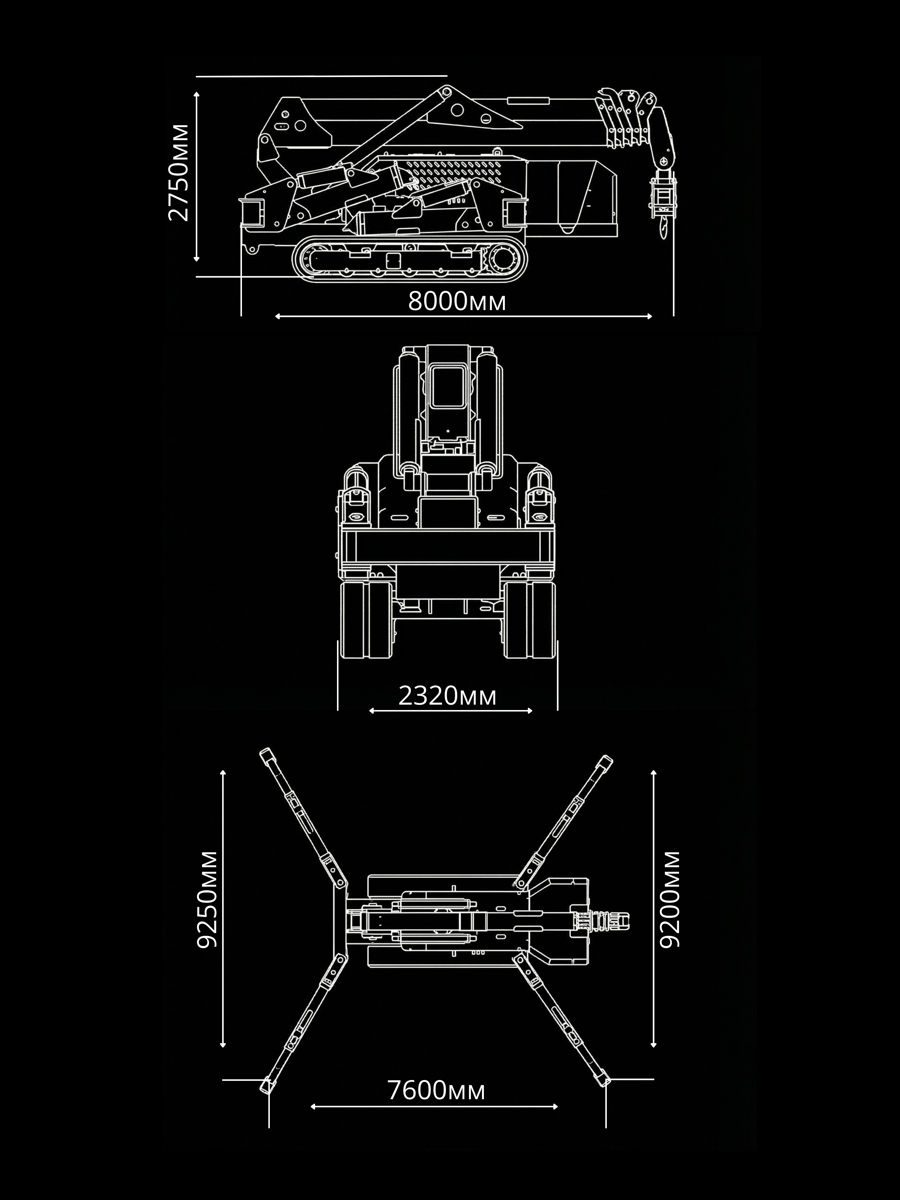 Габаритные размеры KMGU KC 16