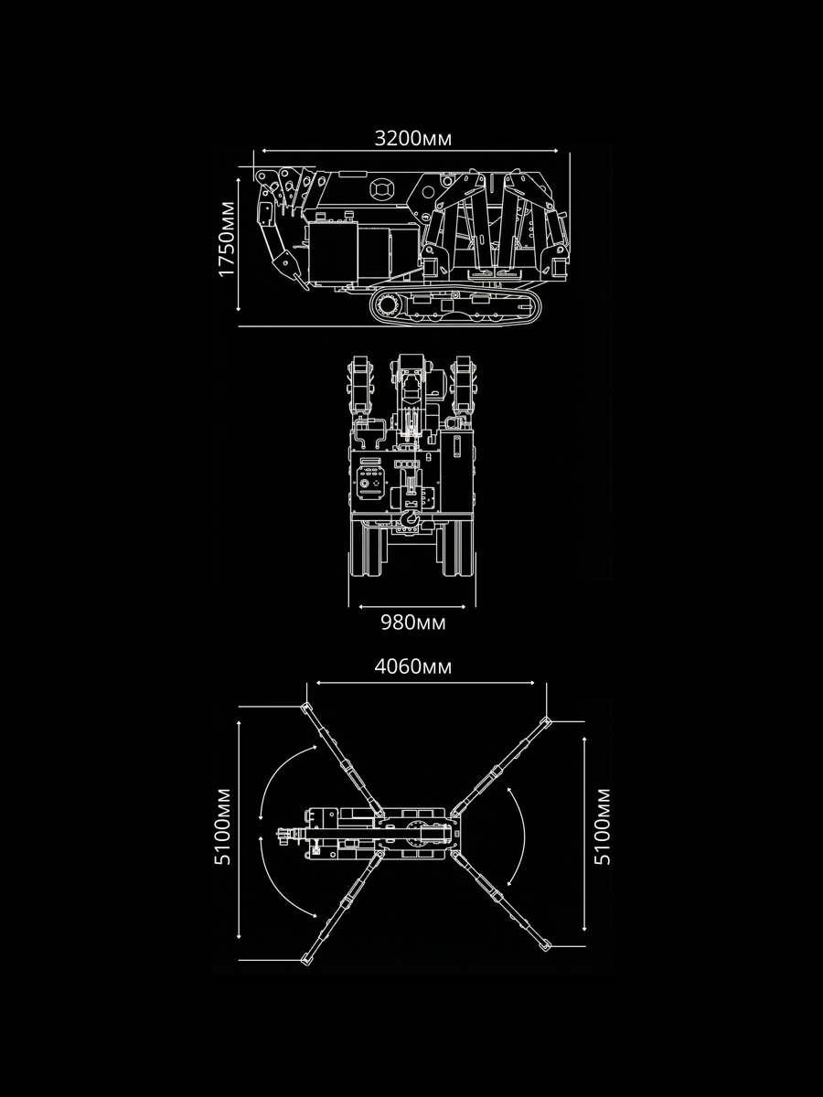 Габаритные размеры KMGU KC 3