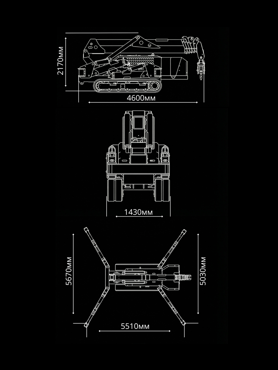 Габаритные размеры KMGU KC 5